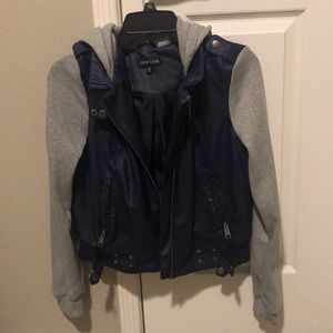 Faux leather jacket